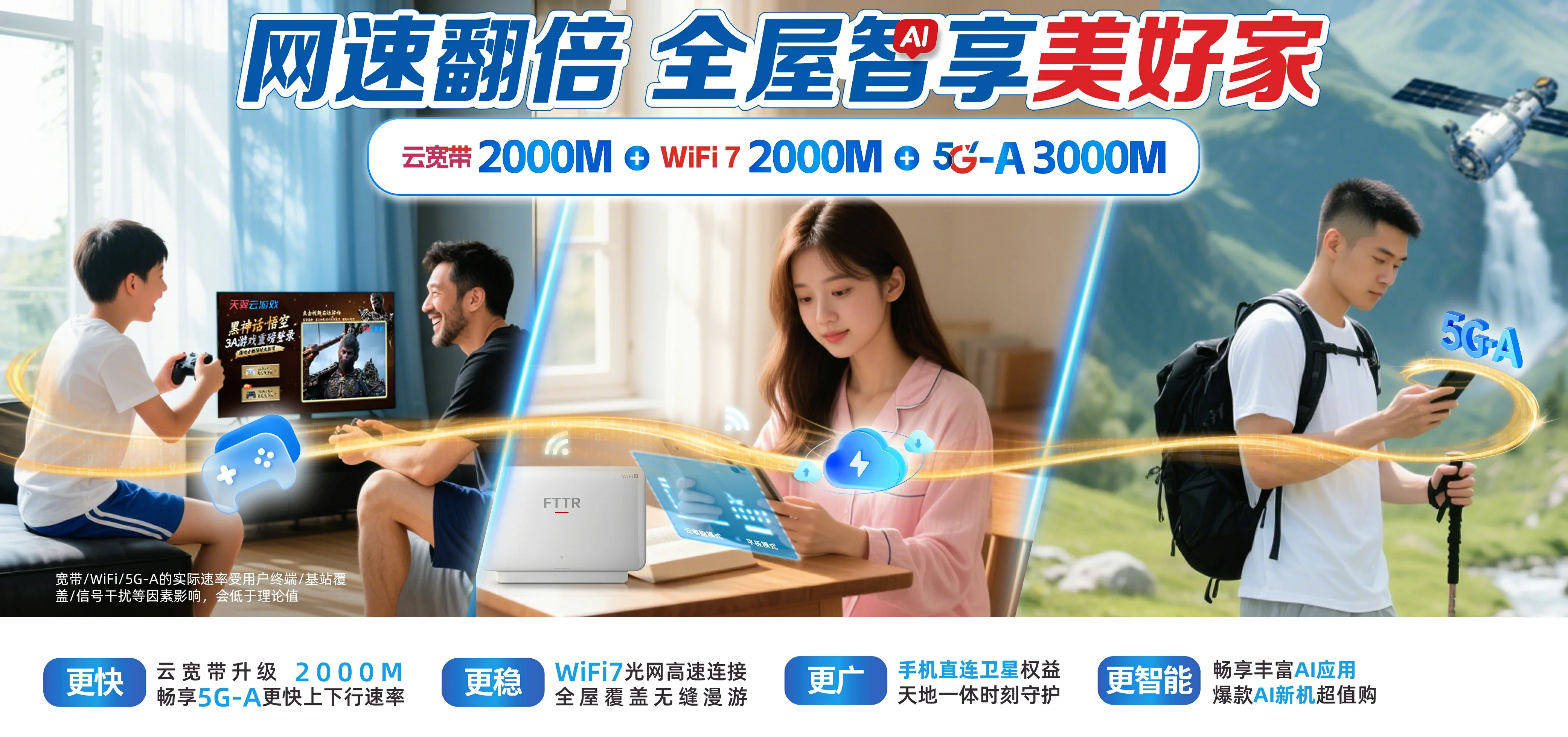 中国电信 高坪区电信宽带 宽带套餐